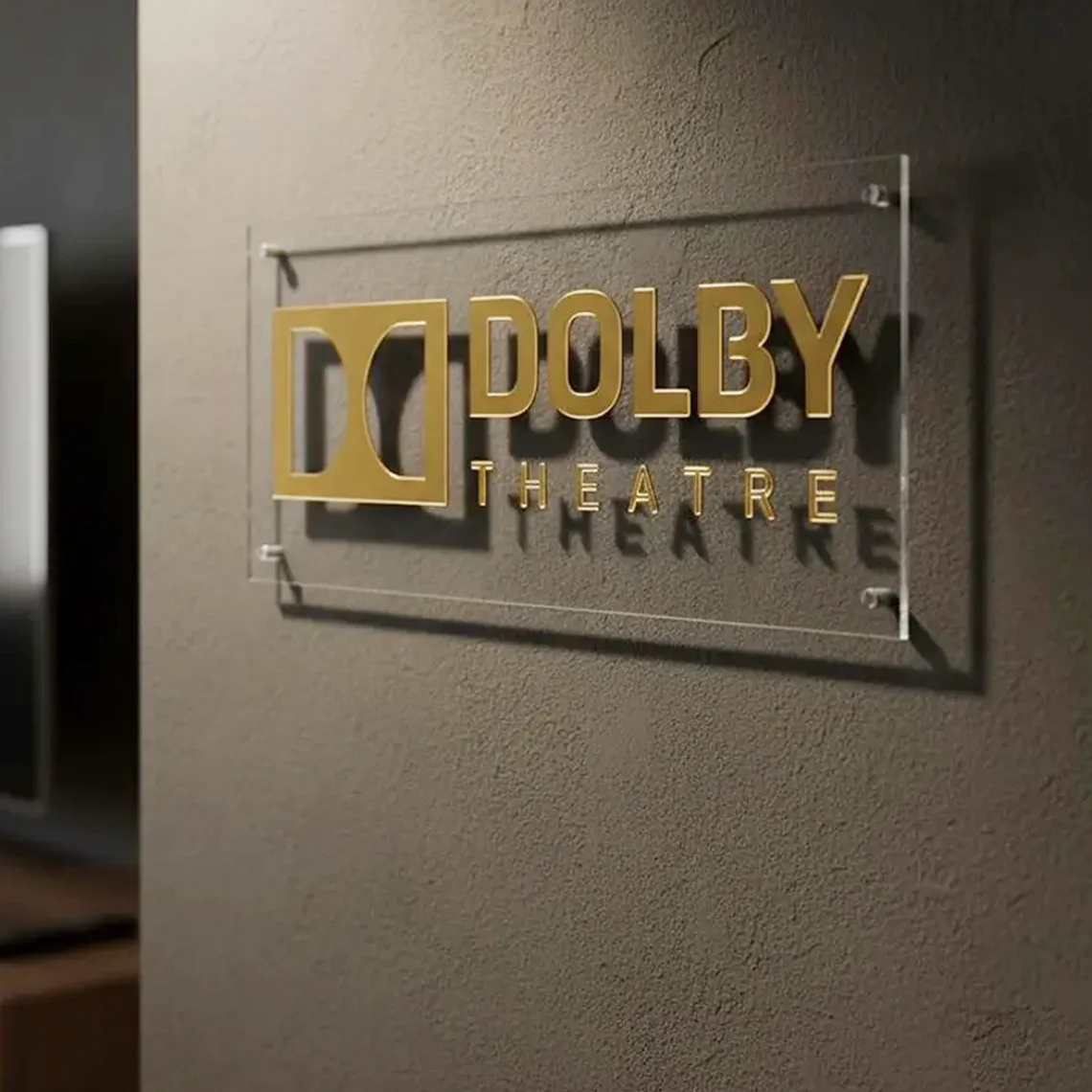 Home Cinema Dolby Atmos - 3Dドルビーアトモスクリアアクリルサイン 3Dシネマホームシアター装飾プレート 4KウルトラHD/THX/KRIX/DTS/Xドルビーアトモス ホームシアタールーム用