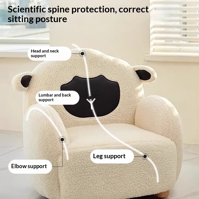 Recliner Sofa Cover - キッズソファ 幼児用アームチェア 取り外し可能 洗えるカバー 防水 ソフトフォーム