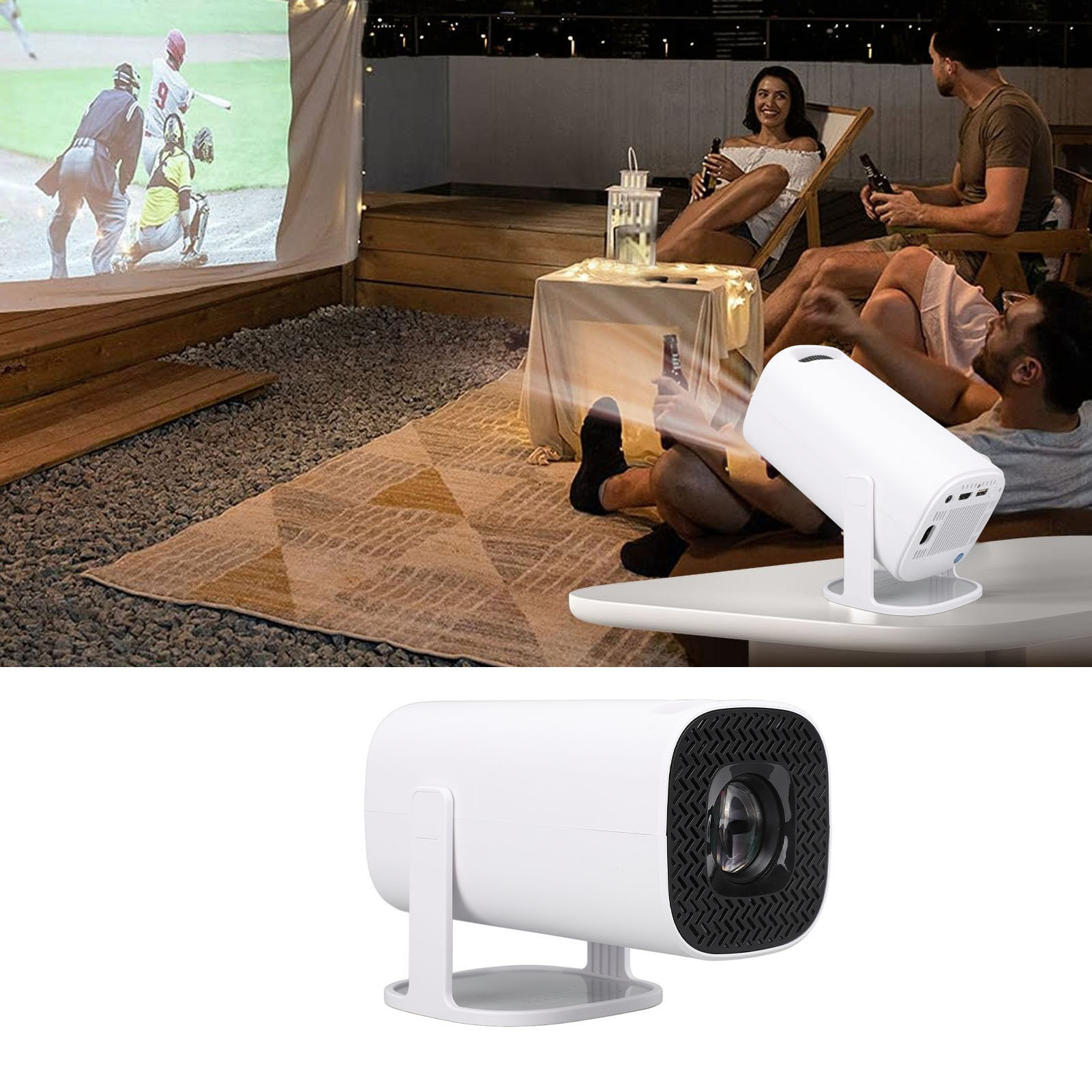 Home Cinema Mini - P30 1080P FHP 4K LED プロジェクター