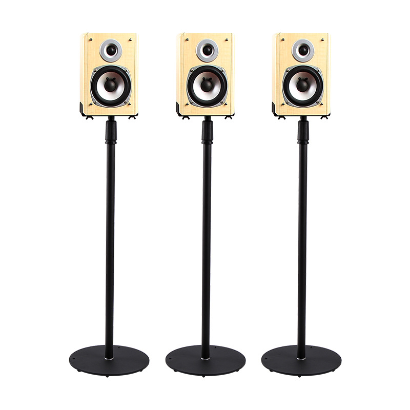 Home Cinema Rack - 75-140 センチメートル調整可能なスピーカースタンドユニバーサルフロアスタンドサラウンドフレームホームシアタースピーカーブラケット衛星スピーカースピーカースタンド