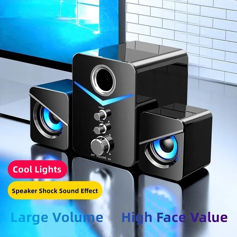 Home Cinema Mini - Bluetoothホームシアターベースシステム,ミニスピーカー,デスクトップ,コンピューター,mp3プレーヤー,PCオーディオ,電話,サブウーファー,サウンドバー用