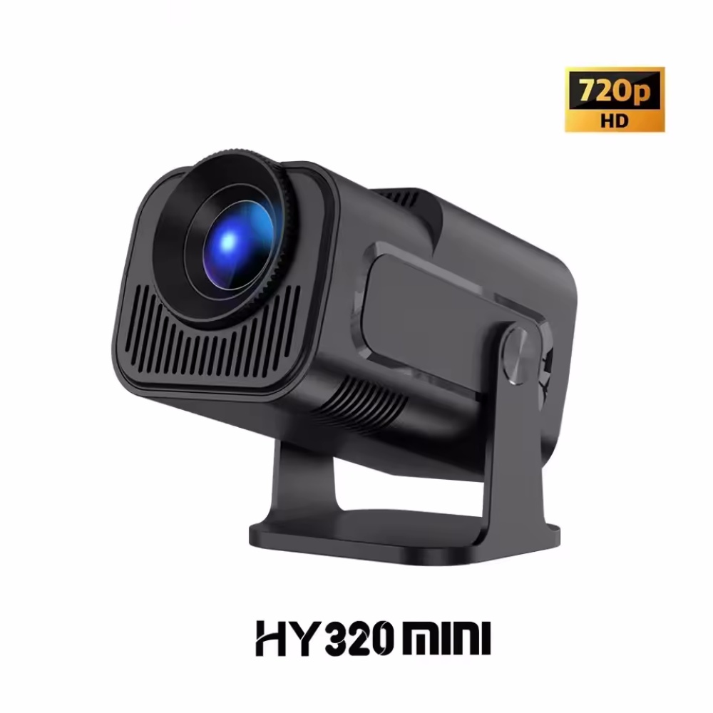 Home Cinema Mini - ミニポータブルプロジェクター新ネイティブ HY320 720P Android11 ​​4K 300ANSI