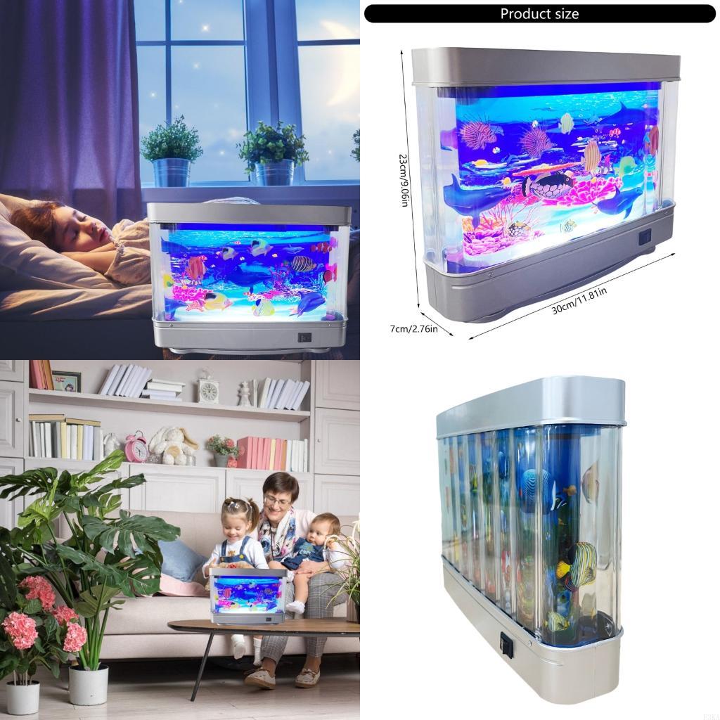Home Cinema Led - 安全な LED 水槽形状ナイトライト USB ナイトランプ家庭用アンビエント作成用