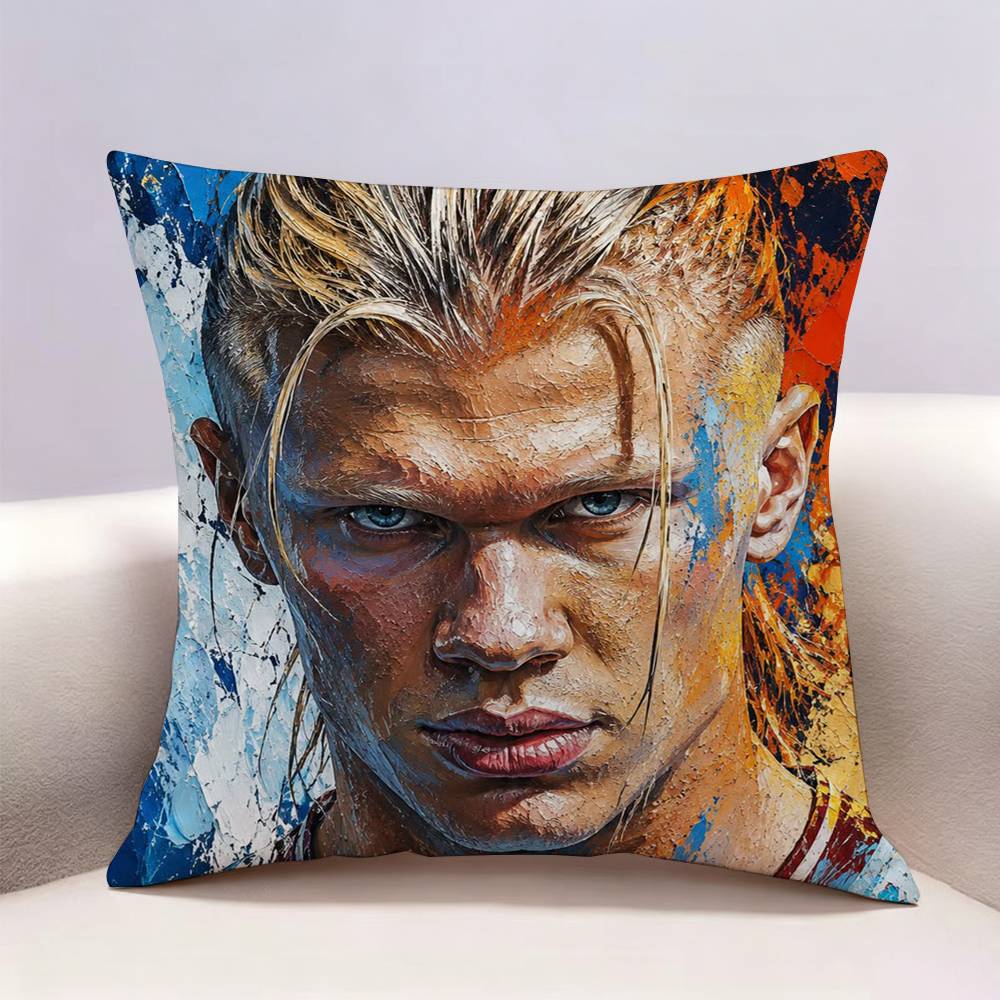 サッカー選手 E-Erling H-Haaland 両面プリ - Recliner Sofa Cover のレビューと価格
