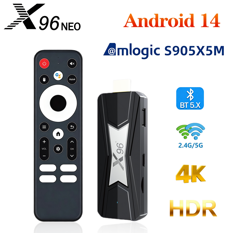 X96 NEO TVスティック Amlogic S905X5 - Home Cinema Dolby Atmos のレビューと価格