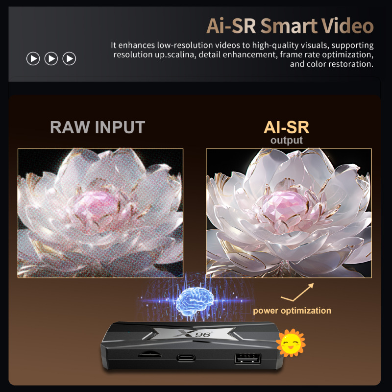 X96 NEO TVスティック Amlogic S905X5 - Home Cinema Dolby Atmos のレビューと価格