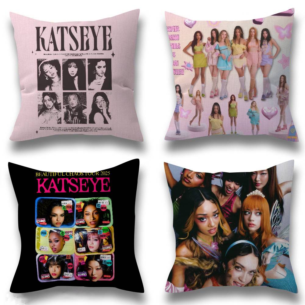 Kpop ホットガール K-KATSEYE 枕カバー 寝室や - Recliner Sofa Cover のレビューと価格