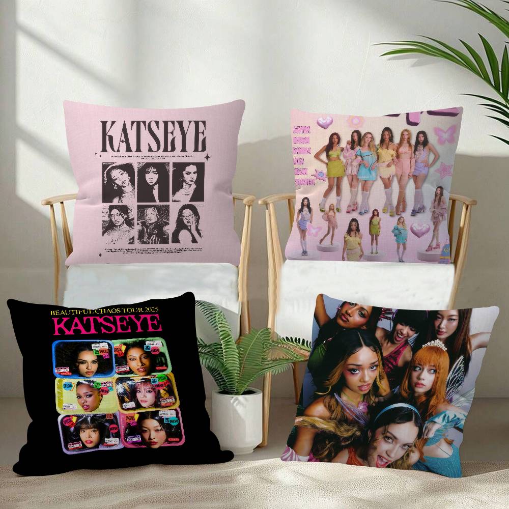 Kpop ホットガール K-KATSEYE 枕カバー 寝室や - Recliner Sofa Cover のレビューと価格