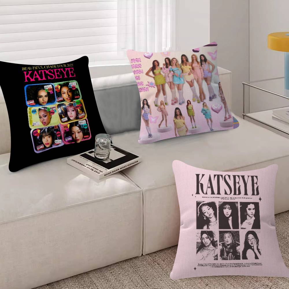 Kpop ホットガール K-KATSEYE 枕カバー 寝室や - Recliner Sofa Cover のレビューと価格