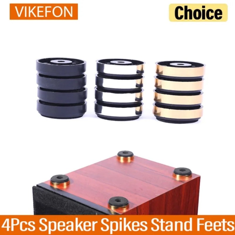 VIKEFON 4 個スピーカースパイクスタンドフィートオー - Home Cinema Rack のレビューと価格
