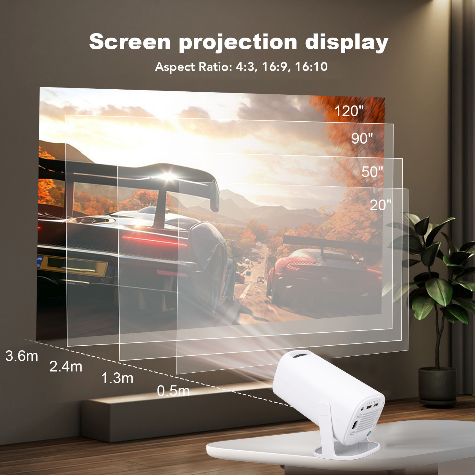 P30 1080P FHP 4K LED プロジェクター 1 - Home Cinema Mini のレビューと価格