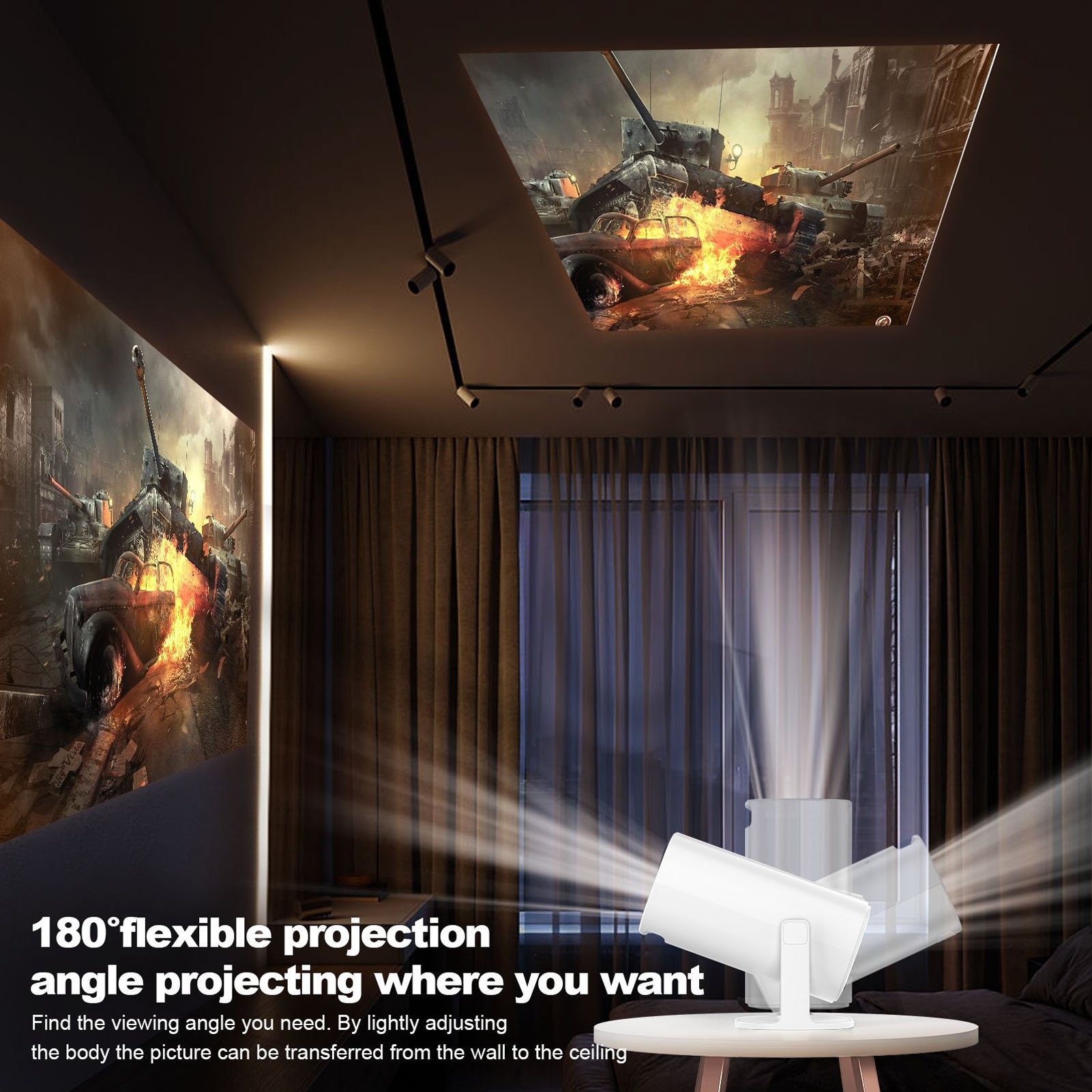 P30 1080P FHP 4K LED プロジェクター 1 - Home Cinema Mini のレビューと価格
