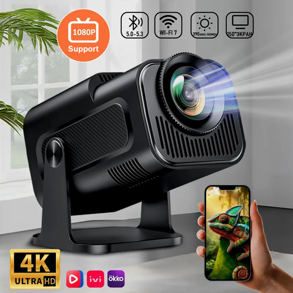 ポータブルプロジェクター、4K対応、WiFi 6 Bluet - Home Cinema Mini のレビューと価格