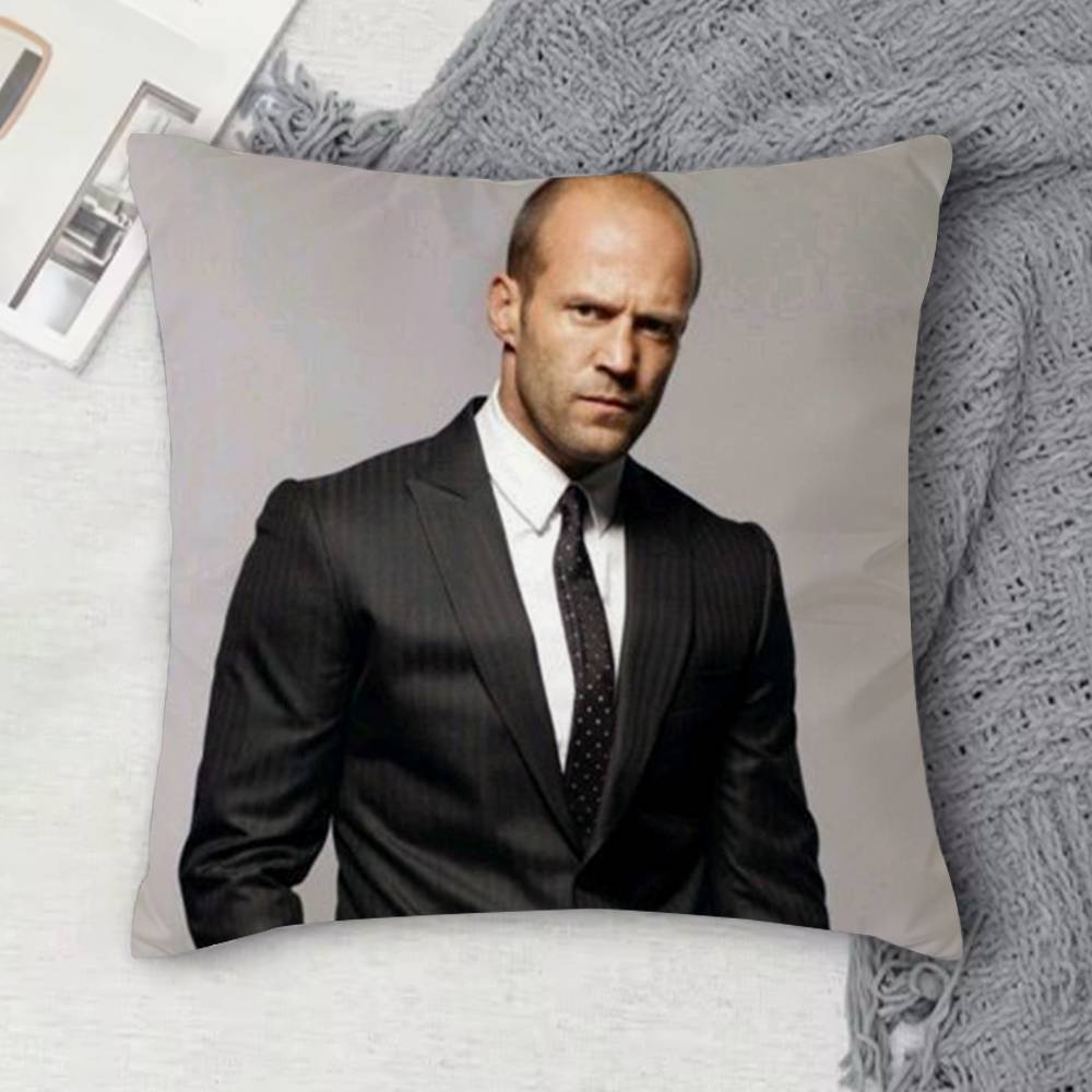 J-Jason statham 両面プリント正方形装飾クッシ - Recliner Sofa Cover のレビューと価格