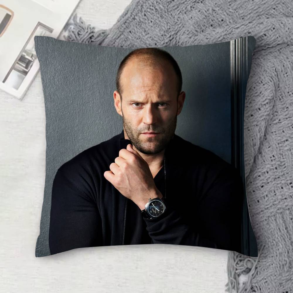 J-Jason statham 両面プリント正方形装飾クッシ - Recliner Sofa Cover のレビューと価格