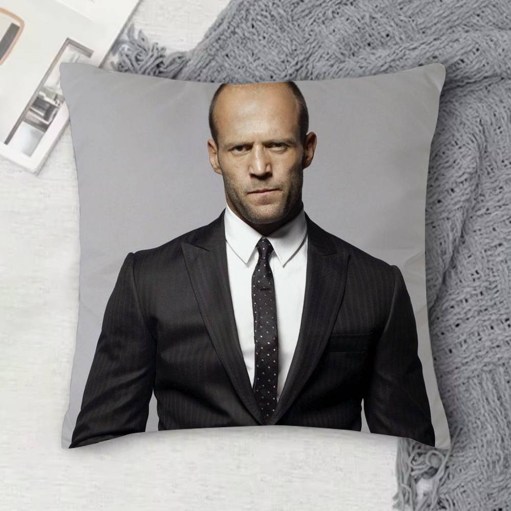 J-Jason statham 両面プリント正方形装飾クッシ - Recliner Sofa Cover のレビューと価格