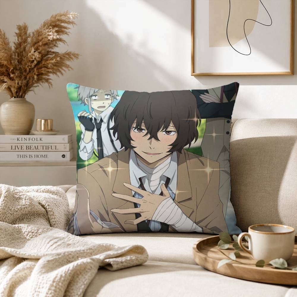 文豪ストレイドッグス 太宰治 枕カバー ソファ リビングルー - Recliner Sofa Cover のレビューと価格