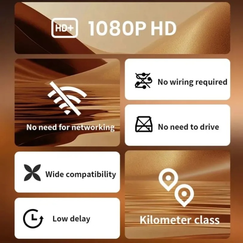デュアルアンテナ 1000M ワイヤレス HDMI 互換送信 - Home Cinema Theatre のレビューと価格