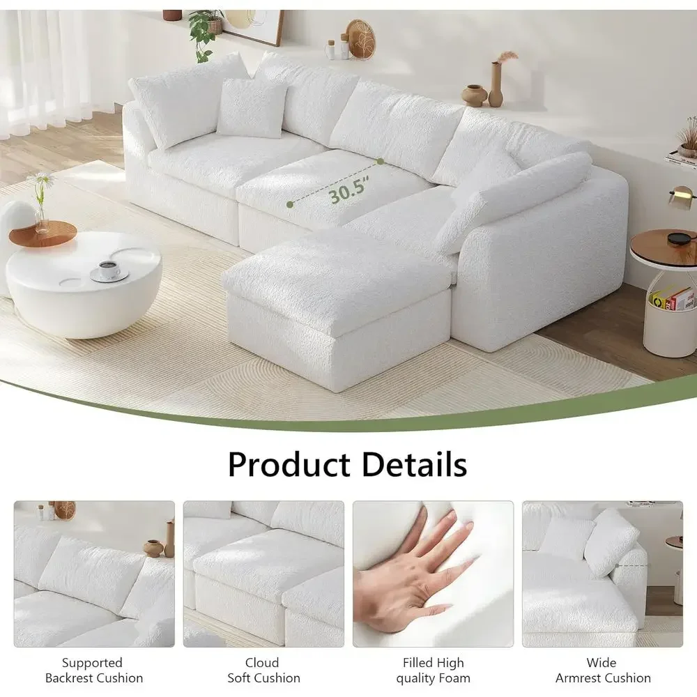 3人掛けL字型リクライニングソファ、オットマン付き、洗えるカ - Recliner Sofa Cover のレビューと価格