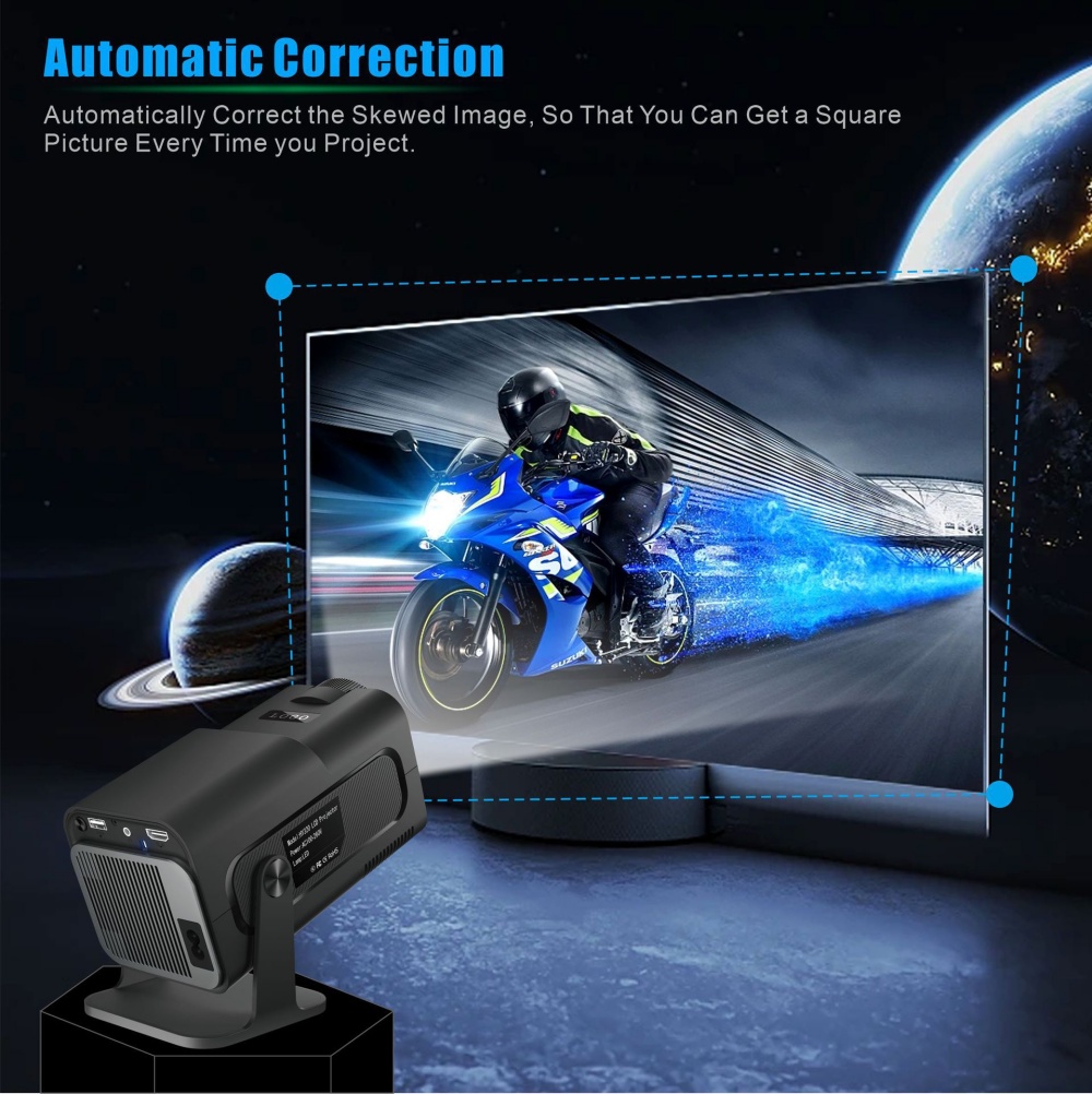 ミニポータブルプロジェクター新ネイティブ HY320 720 - Home Cinema Mini のレビューと価格