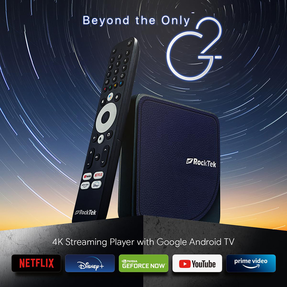 RockTek G2 4K Android TV 14 AT - Home Cinema Dolby Atmos のレビューと価格
