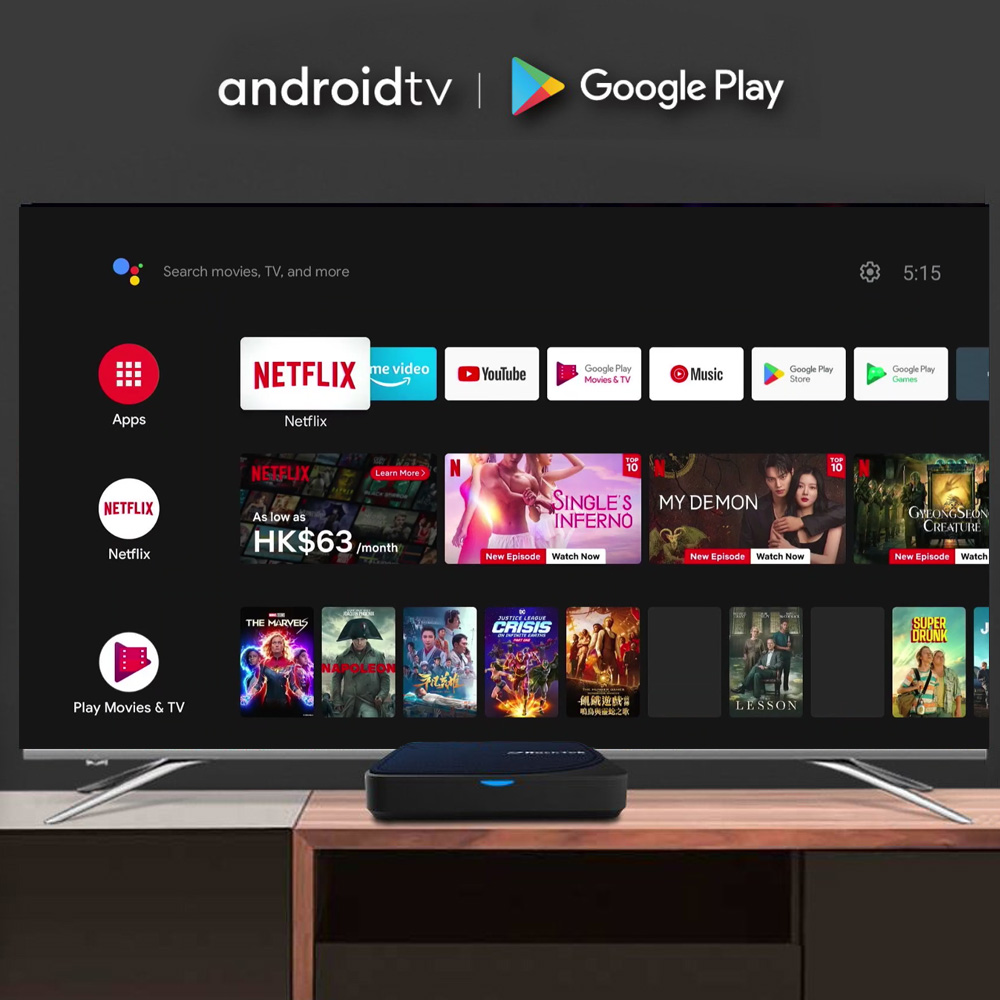 RockTek G2 4K Android TV 14 AT - Home Cinema Dolby Atmos のレビューと価格