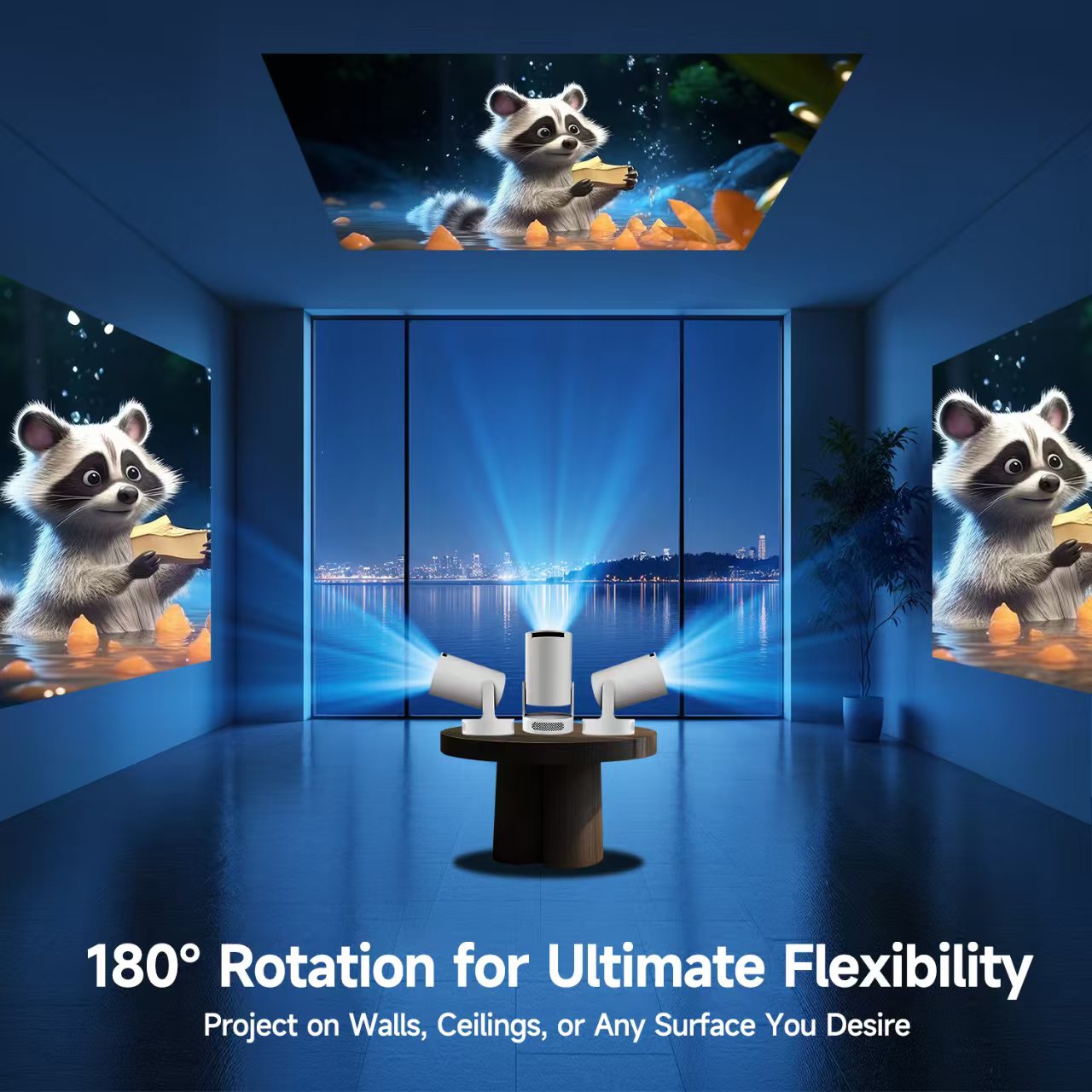 ミニHY300ポータブルプロジェクター Android 11 - Home Cinema Mini のレビューと価格