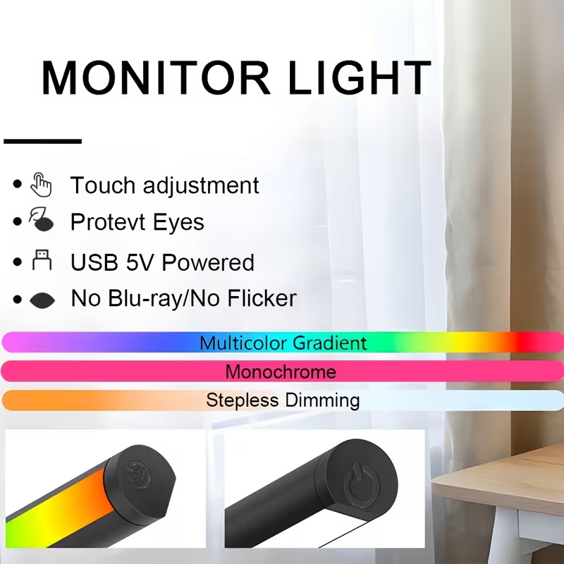 LEDモニターライトバー コンピューターランプ 読書灯 スク - Home Cinema Led のレビューと価格