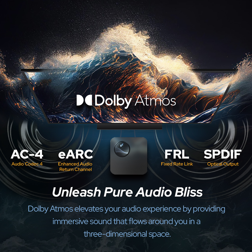 RockTek GX1 UHD Google TV 14ボッ - Home Cinema Dolby Atmos のレビューと価格