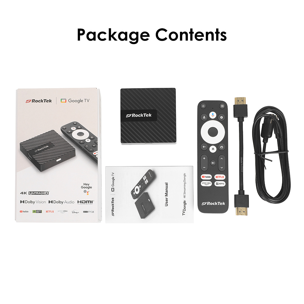 RockTek GB1 TVドングル Netflix Goo - Home Cinema Dolby Atmos のレビューと価格