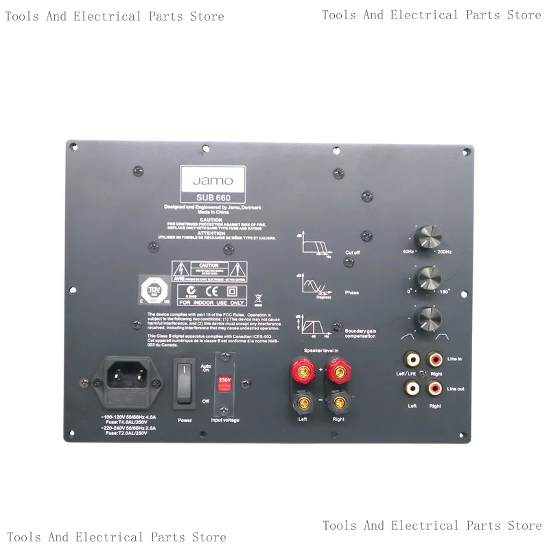 SUB 660 Jamoデジタルスイッチング電源 220V  - Home Cinema Jamo のレビューと価格